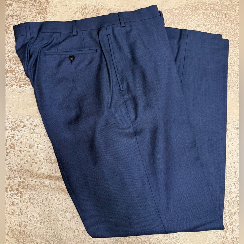 BNW MENS CALVIN KLEIN FLAT  X SLIM FIT FRONT WOOL DRESS PANTS, SIZE 40x32